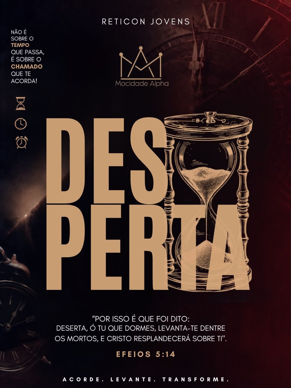 Arte oficial do RETICON Jovens — Desperta
